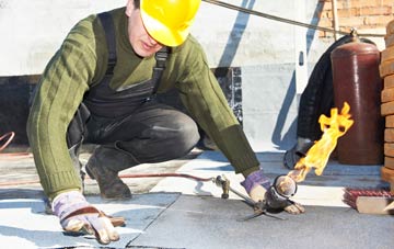 Saxtead Little Green flat roof construction