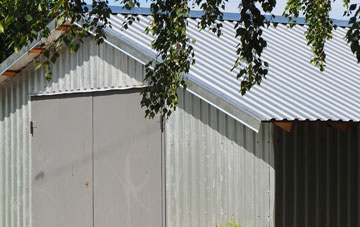 repairing Saxtead Little Green metal garage roofing